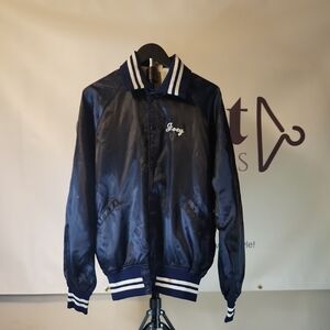 Vintage Howe Athlectics Navy Blue Varsity Jacket